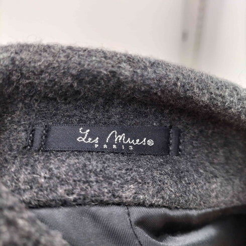レミュー LES MUES ウールカシミヤ混 タンドカラーコート メンズ import:L
