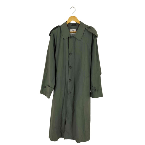 ロンドンフォグ LONDON FOG 90s カナダ製 裏地チェック エポレット ステンカラーコート メンズ 40 T/L