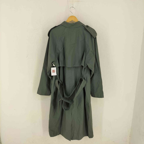 ロンドンフォグ LONDON FOG 90s カナダ製 裏地チェック エポレット ステンカラーコート メンズ 40 T/L