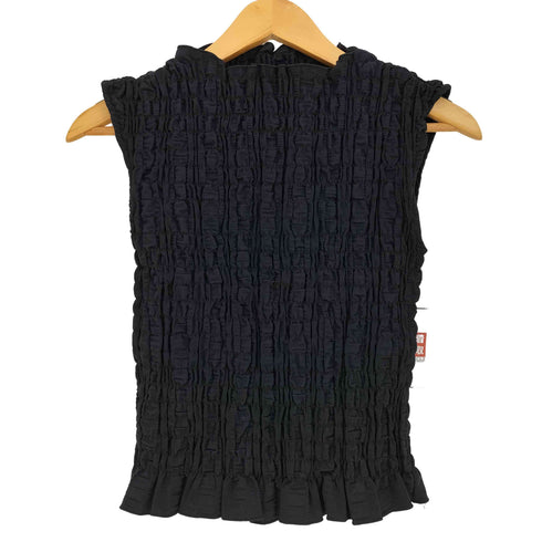 マウジー moussy 24ss SHIRRING SLEEVELESS トップス レディース FREE