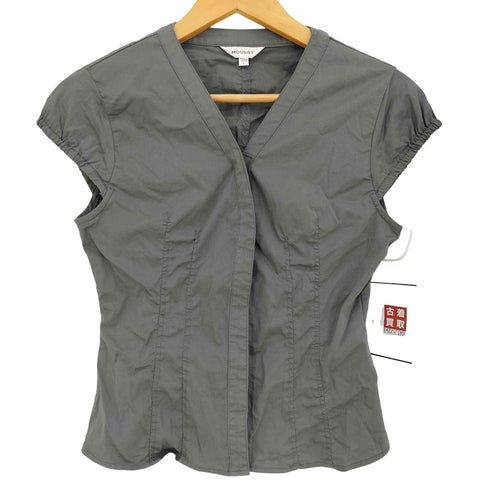 マウジー moussy 25ss CAPSLEEVE BUTTON シャツ レディース JPN:1