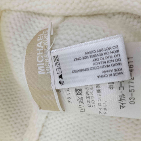 マイケルマイケルコース Michael Michael Kors ラインストーン MKロゴ ニットビーニー レディース