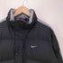 ナイキ NIKE 00s スウォッシュロゴ ダウンジャケット 裾ドローコード メンズ JPN:S