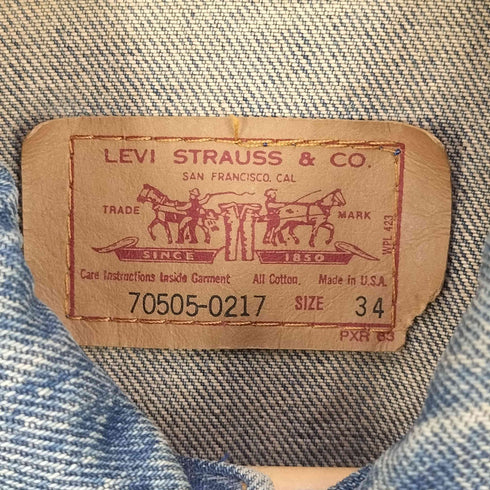 リーバイス Levis 90s USA製 70505 4th デニムジャケット メンズ US:34