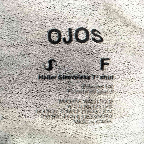 OJOS Halter Sleeveiess T-shirt レディース FREE