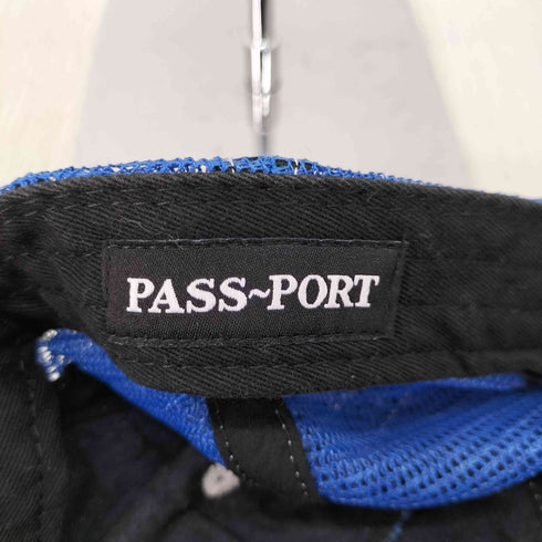 パスポート PASSPORT ONE WAY ワッペン メッシュキャップ メンズ FREE