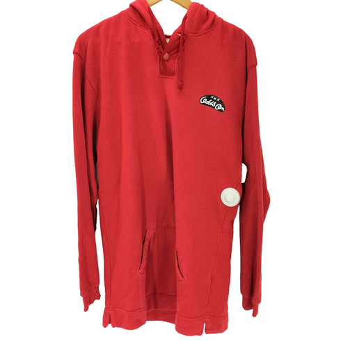 イッセイミヤケ ISSEY MIYAKE 80-90S odds on WASHABLE ロゴ プリント スキッパー プルオーバー パーカー メンズ FREE