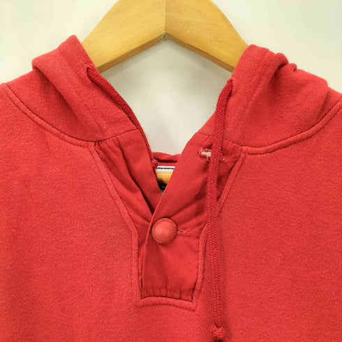 イッセイミヤケ ISSEY MIYAKE 80-90S odds on WASHABLE ロゴ プリント スキッパー プルオーバー パーカー メンズ FREE