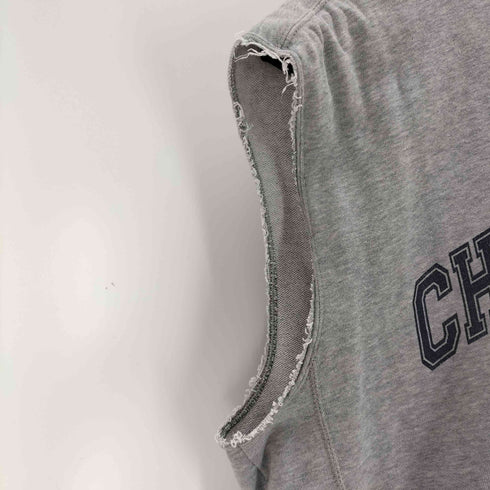 チャンピオン Champion ロゴプリント ノースリーブジップパーカー メンズ JPN:XL