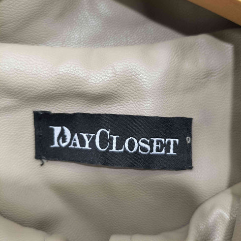 デイクローゼット DAY CLOSET フェイクレザージャケット レディース