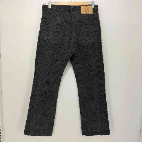 マインミハラヤスヒロ MYne MIHARA YASUHIRO DISTRESSED WAVY DENIM JEANS メンズ JPN:M