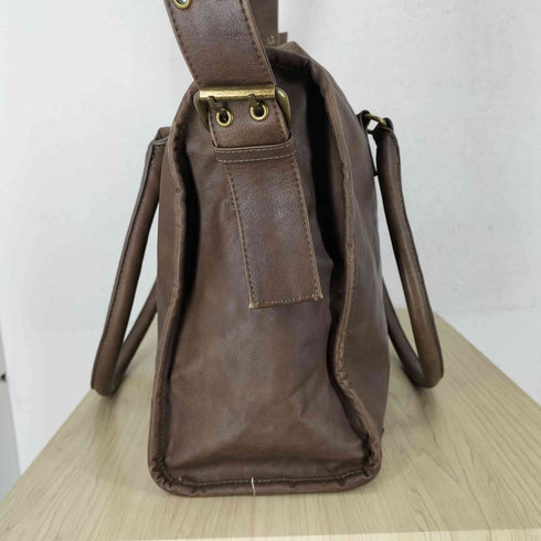 2WAYフェイクレザーショルダーバッグ メンズ