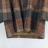 ペンドルトン PENDLETON 70S USA製 チェック くるみボタン ファー ウールコート メンズ