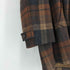 ペンドルトン PENDLETON 70S USA製 チェック くるみボタン ファー ウールコート メンズ
