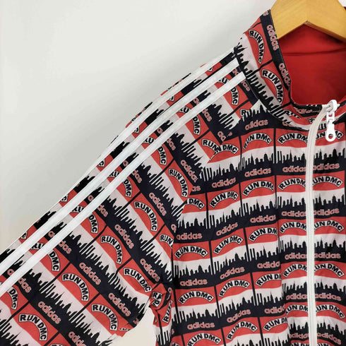 アディダスオリジナルス adidas Originals RUN DMC コラボ ロゴプリント サイドライン リバーシブル トラックジャケット メンズ JPN:0