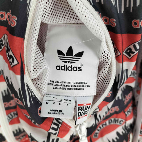 アディダスオリジナルス adidas Originals RUN DMC コラボ ロゴプリント サイドライン リバーシブル トラックジャケット メンズ JPN:0