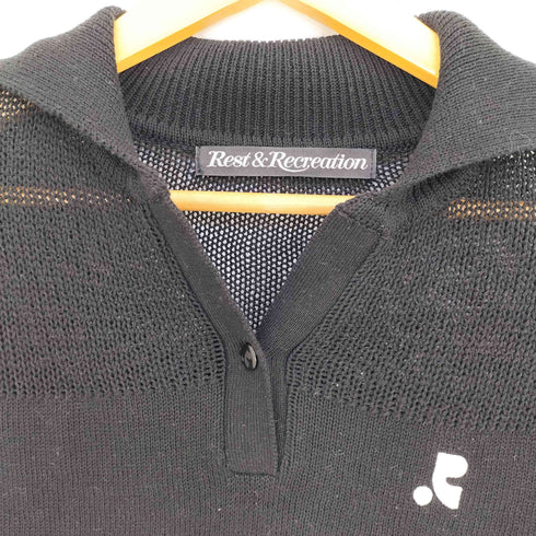 Rest&Recreation RR LOGO POLO CROP KNIT レディース ONE SIZE