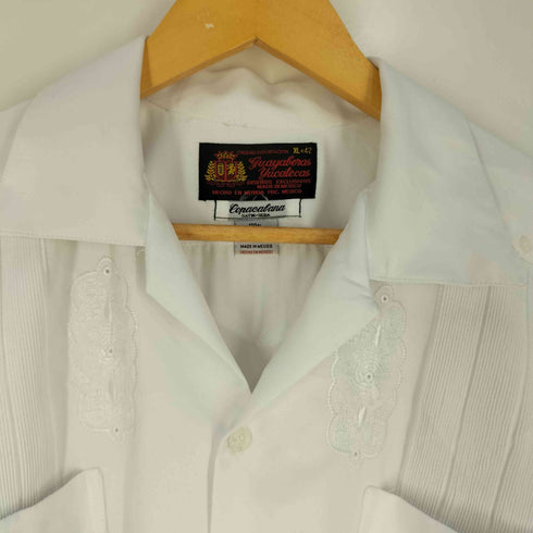 Guayaberas Yucatecas メキシコ製 キューバシャツ 開襟 刺繍 メンズ import:XL