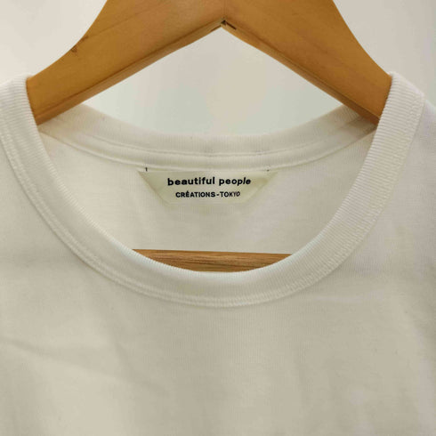 ビューティフルピープル beautiful people suvin pima jersey big QOLtag Tシャツ レディース 150