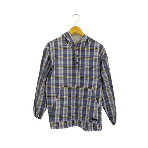エルエルビーン L.L.Bean 90S 三角タグ チェック柄 アノラック フランネルシャツ パーカー メンズ