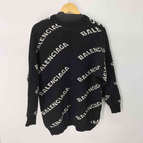 バレンシアガ BALENCIAGA 18AW ALL OVER LOGO SWEATER オールオーバーロゴ メンズ import:M