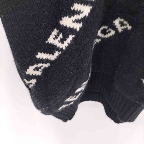 バレンシアガ BALENCIAGA 18AW ALL OVER LOGO SWEATER オールオーバーロゴ メンズ import:M