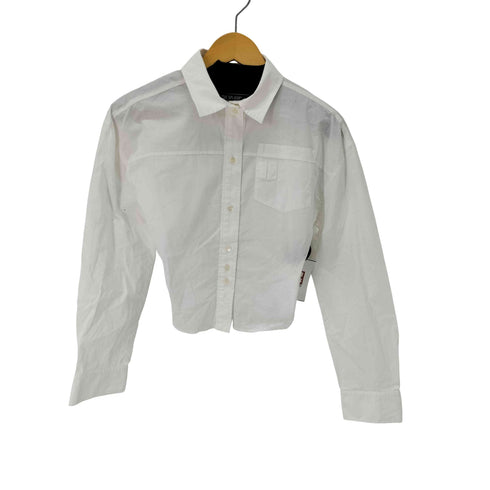 ジャックムス JACQUEMUS LE SPLASH Aqua Cutout Cotton-Poplin Shirt レディース