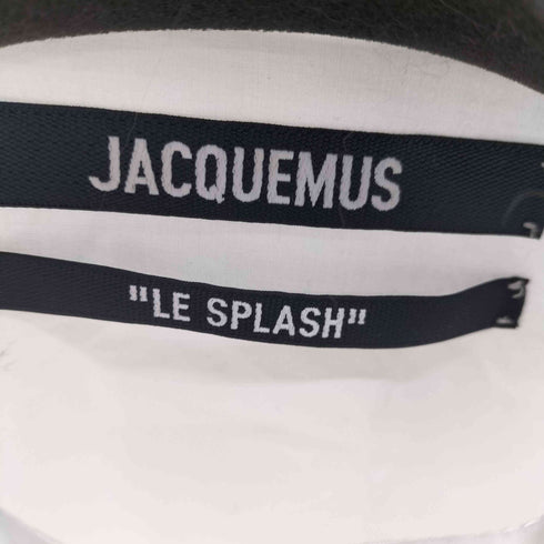 ジャックムス JACQUEMUS LE SPLASH Aqua Cutout Cotton-Poplin Shirt レディース