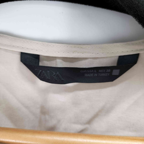 ザラ ZARA ドッキング ポプリンワンピース レディース import:L
