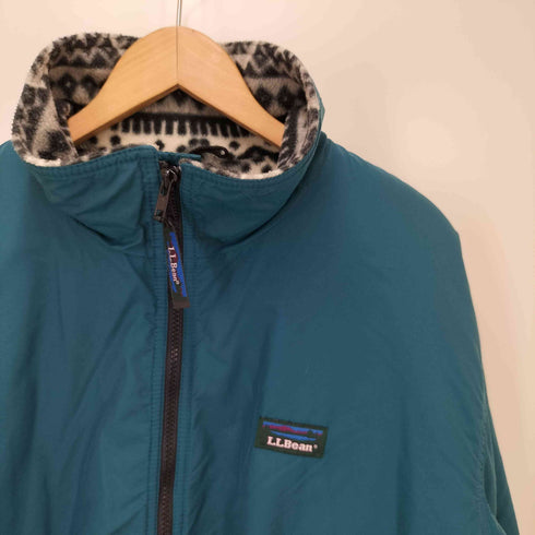 エルエルビーン L.L.Bean 80s-90s WARM UP JACKET 裏地ネイティブ柄 メンズ
