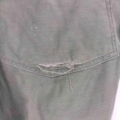 ユーエスアーミー U.S. ARMY 70S 米軍 OG-107 UTILITY TROUSERS 尿素ボタン ボタンフライ ベイカーパンツ ファティーグパンツ 1973年製 メンズ 34×31