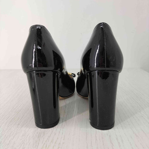 サルヴァトーレフェラガモ Salvatore Ferragamo イタリア製 ヴァラリボン エナメルパンプス レディース 5 1/2
