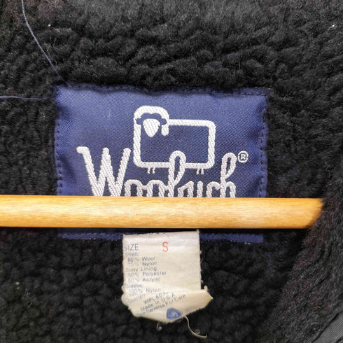 ウールリッチ WOOLRICH 80-90s チェック柄 裏地ボア ジップアップ ウールジャケット メンズ import:S