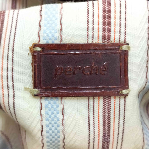 ペルケ perche 2way レザーショルダーバッグ メンズ
