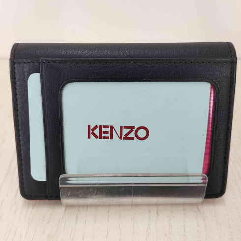 ケンゾー KENZO 花 型押し レザーコインケース メンズ