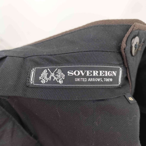 SOVEREIGN 1タック スラックス パンツ メンズ 48