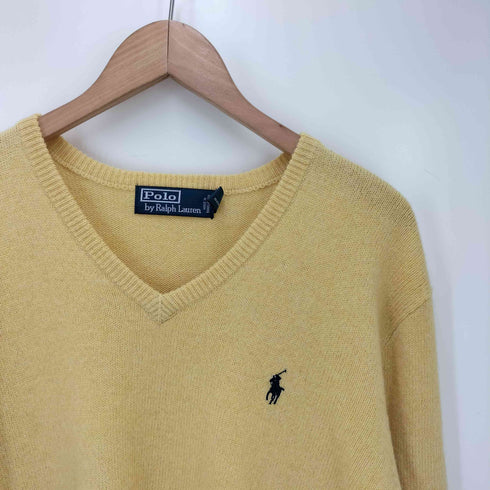 ポロバイラルフローレン Polo by RALPH LAUREN スモールポニー刺繍 vネックニット メンズ JPN:M