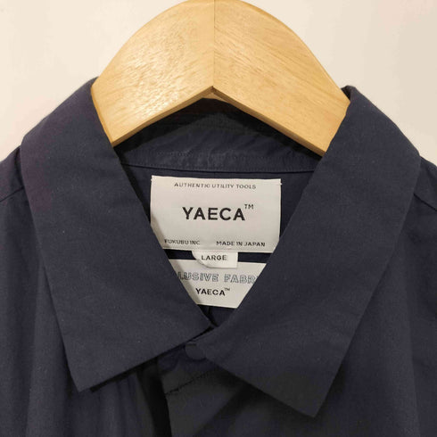 ヤエカ YAECA EXCLUSIVE FABRIC レギュラーカラーコンフォートシャツ メンズ LARGE