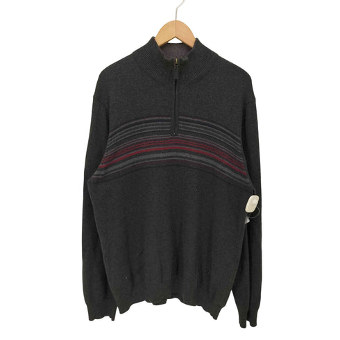エディーバウアー Eddie Bauer カシミヤ混 ハーフジップニット メンズ JPN:M
