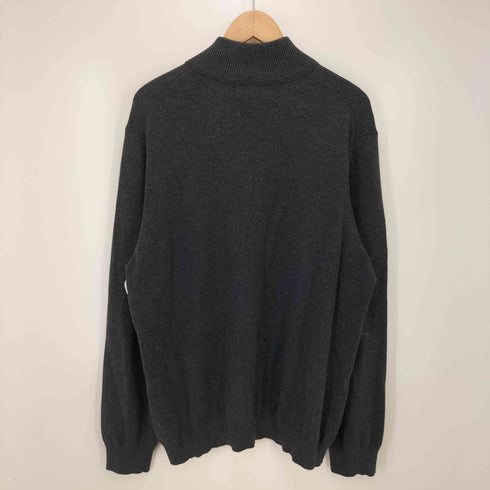 エディーバウアー Eddie Bauer カシミヤ混 ハーフジップニット メンズ JPN:M