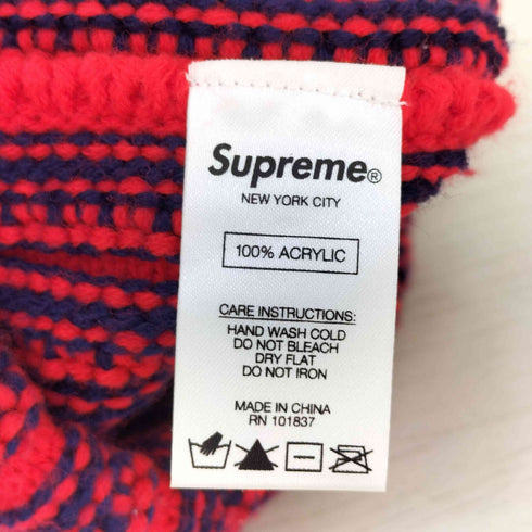 シュプリーム Supreme 19aw Contrast Stripe Beanie メンズ