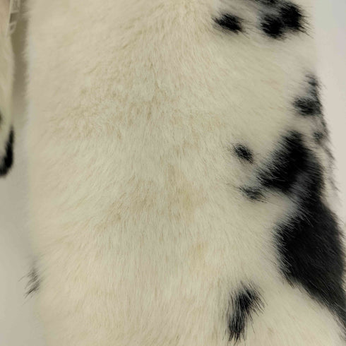 フェケテ FEKETE NO-COLLAR COW FUR JACKET レディース