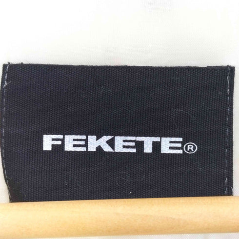 フェケテ FEKETE NO-COLLAR COW FUR JACKET レディース