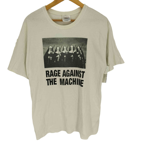 00S Hanesボディ Nuns and Guns シスター 銃 プリント バンド Tシャツ コピーライト2008年 メンズ import:M
