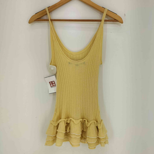マークジェイコブス MARC JACOBS リブニット フリル キャミソール レディース import:S