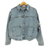 ザラ ZARA オーバーサイズ コットン デニムジャケット レディース import:S