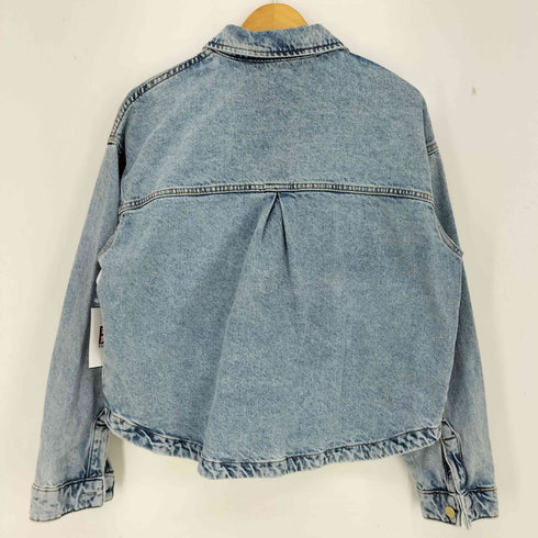 ザラ ZARA オーバーサイズ コットン デニムジャケット レディース import:S