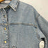 ザラ ZARA オーバーサイズ コットン デニムジャケット レディース import:S