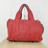 アレキサンダーワン Alexander Wang ロッキー レッド スタッズレザーハンドバッグ レディース