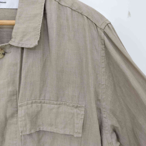 ジャーナルスタンダード JOURNAL STANDARD 25ss リネンミリタリージャケット メンズ FREE